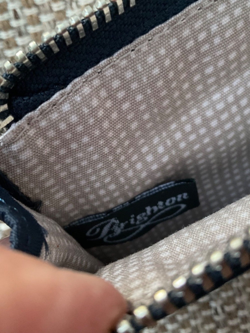 Blue Brighton card holder,medium. - Picture 7 of 7